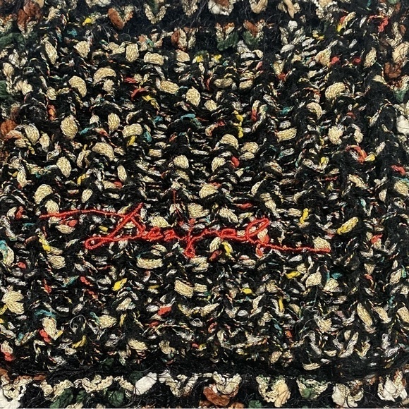 Desigual metallic eyelash cardigan size S - Picture 4 of 11